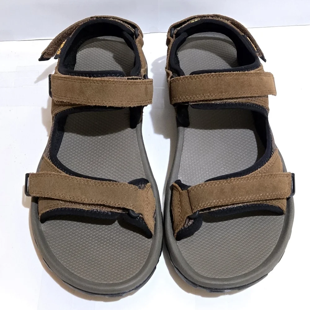 Teva‎ Trailpulse Men's Sandals Brown Hiking Outdoor Velcro Comfort